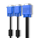 HD 1 Male to 2 Male 1080P Video Cord Dual Monitor VGA Splitter Cable Y Adapter
