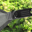 Windproof Outdoor Camping Tent Awning Fixing Clamp + Elastic Rope (12pcs) Newly