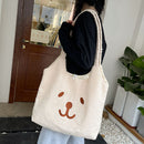 Women Large Capacity Winter Casual Shoulder Pouch Embroidered Shoulder Bags