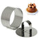 Round Mousse Mould Cake Steel Ring Pastry Mold Baking L0Z0 Tool S4D5 U2Y8 N6T9