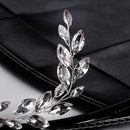 Clips Bridal Hair Ornaments Hair Combs Leaf Crystal Tiara Flower Hair Pin