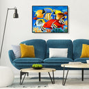 5D DIY Full Drill Diamond Painting Colorful Fish Cross Stitch Embroidery Mosaic