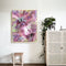 Pink Flower Oil Paint By Numbers Picture DIY Art Home Decoration Gift No Fr