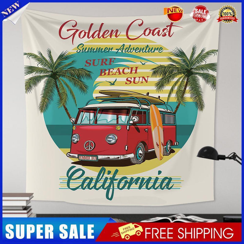 Multifunction Travel Scene Wall Tapestry Hanging Blanket Beach Camp Rug (1)