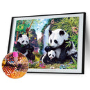5D DIY Full Drill Diamond Painting Panda Embroidery Mosaic Kit Living Room De