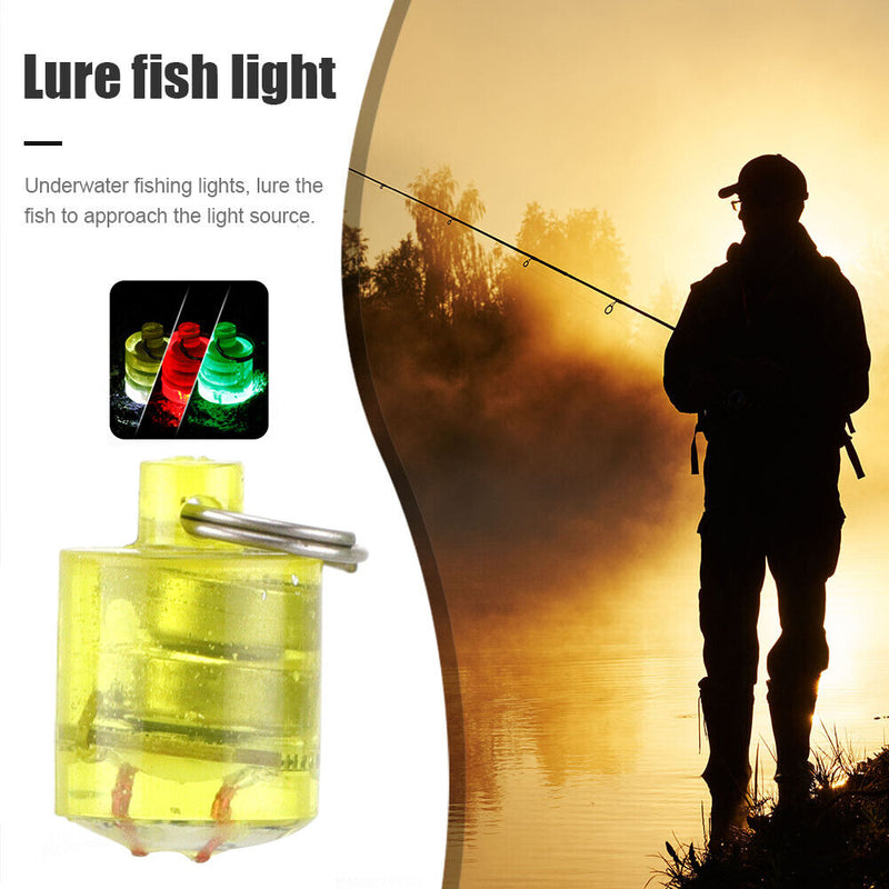 Mini LED Fishing Lure Light Water Triggered Design Underwater Fishing Bait La