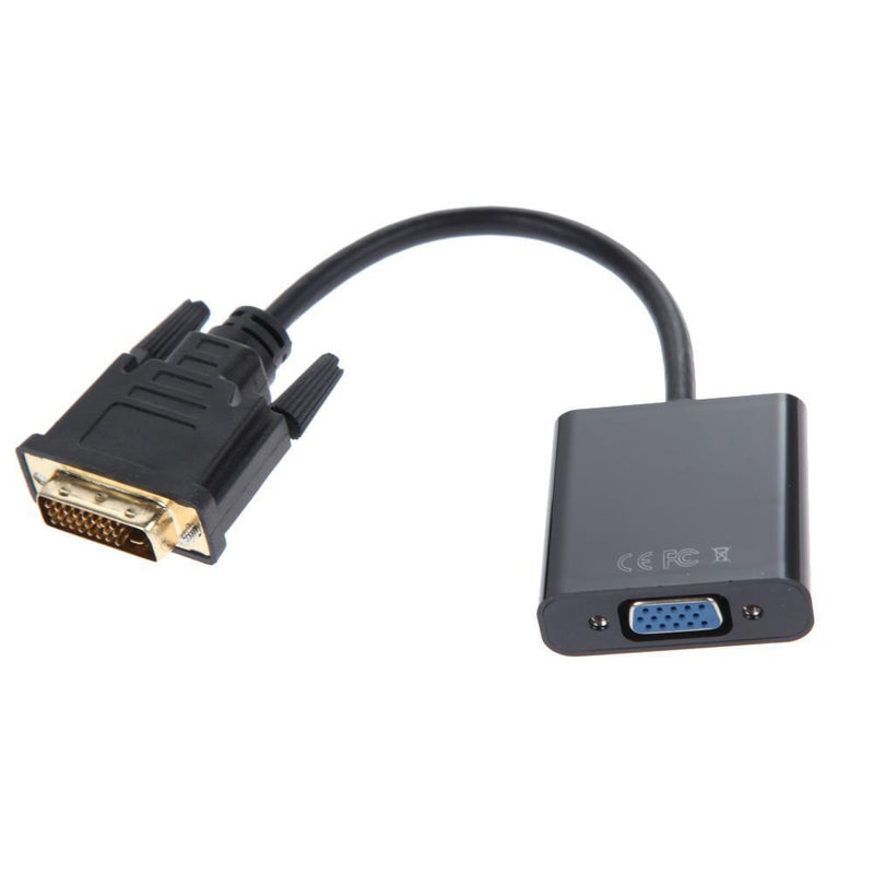 1080P DVI-D 24+1 to VGA HDTV Converter Monitor Cable for PC Display Card