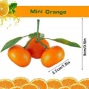 5PCS Realistic Lifelike Artificial Tangerine Fruit Food Home Y7O1 Oranges C8E1