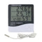 With Clock HTC-2 Hygrometer Humidity Meter Temperature Meter Thermometer