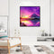 Rhinestone Embroidery Mosaic Purple Snow Mountain Diamond Painting Wall Decor