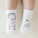 Occitop Baby Girls (0-24 Months) Socks Size 36-40, Rose