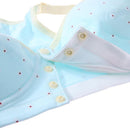 Maternity Cotton Nursing Bra Women Front Hasp Wireless Feeding Bra(80C)