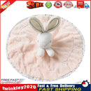 Cute Rabbit Velvet Baby Rattles Appease Towel Sleep Soothing Toys (Pink) Newly