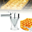 Bread Cupcake Waffle Batter Funnel Dispenser Steel V9D9 Sale B5Q8 E6B4