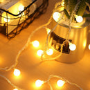 10m Camping LED Light String USB Hanging Decorative Lights (Warm Light) Newly
