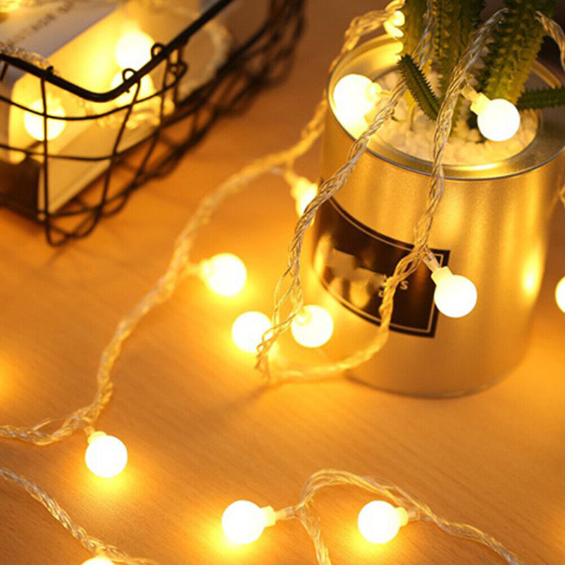 10m Camping LED Light String USB Hanging Decorative Lights (Warm Light) Newly