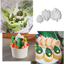 1x Monstera Leaf Molds Palm Leaves Silicone Mold Fondant Sugar Molds Cake X6Z2