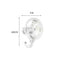 Wreath Hanger Suction Cup Hooks Clear Vacuum For Front Windows Glass Shower U8E8