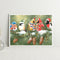 Oil Paint by Numbers Snow Bird Canvas Artwork Living Room Picture Decoration Kit