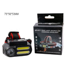 XPE+2* COB LED Headlamp Running Headlight Fishing Head Lamp Work Light