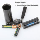 Mini 9 LED Flashlight 3 AAA Battery Operated Pen Light Torch with Lanyard Newly