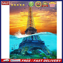 5D Full Round Drill Drawing Picture Tower Diamond Painting Living Room Orna