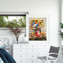 Canvas Painted Oil Paint By Numbers Bird Animal DIY Wall Art Bedroom Home Dec