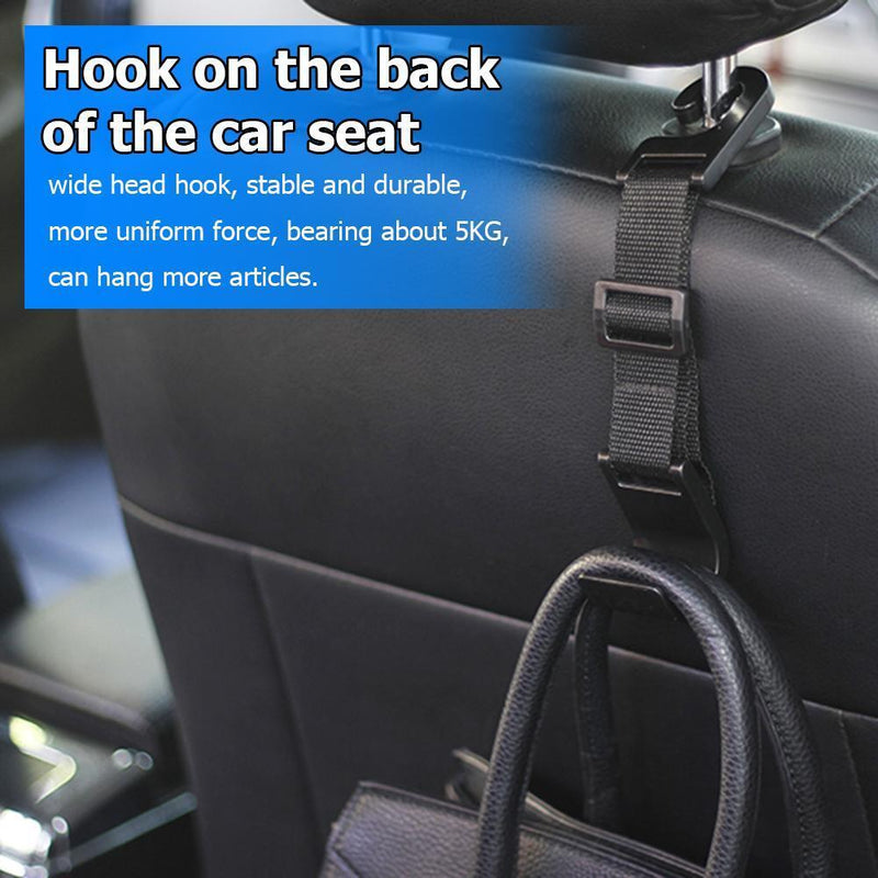 Universal Car Back Seat Headrest Organizer Hanger Storage Hook for Groceries Bag