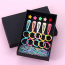 OPP Bag Candy Color Kids Girls Gifts Hair Rope Hairpin Hair Clip Accessories