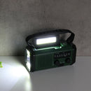#A Solar Powered Radio Receiver SOS Alarm Hand Crank Radio Reading Lamp for Camp