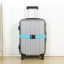 Nylon Travel Tied Cargo Luggage Lash Belt Strap Buckles Camping Kit (Blue) Newly