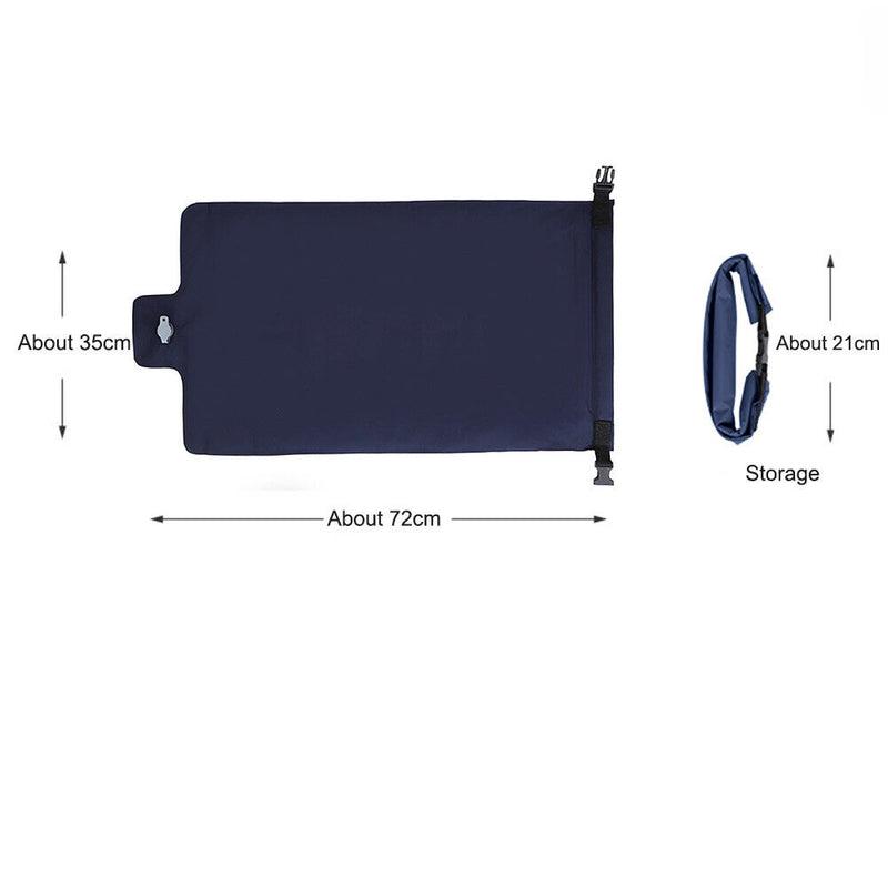 Hiking Swimming Inflatable Bag Air Mattress Bag Nylon Pouch Camping Equipme