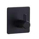 Punch Free Kitchen Towel Hanger Hooks Wall Mounted Bathroom Holder (Black) Newly