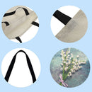 Jumpcar Bouquet Printed Shoulder Shopping Bag Casual Large Handbag