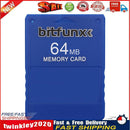 FMCB 1.966 Memory Card for Sony PS2 64MB Free McBoot Console Card (Blue) Newly