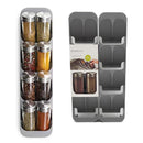 Eight Slots Drawer Condiment Seasoning Bottle Box Kitchen Storage Rack Organizer