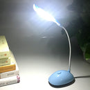 LED Table Light Battery Eye Protection Reading Household Book Lamp (Blue) Newly