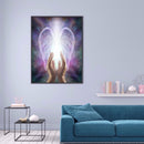 Devout Believer Kit Full Round Drill 5D DIY Mosaic Diamond Painting for Bedroom