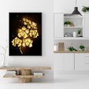 5D Diamond Painting DIY Art Drawing Golden Dyed Flower Full Round Drill Kit G