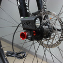MUQZI Bicycle Bike Hub Quick Release Axis Wheel Lamp Holder Bracket (Red) Newly