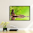 Painting Set Full Round Buddha in Lake Drawing Drill 5D Diamond DIY Kit Artwork