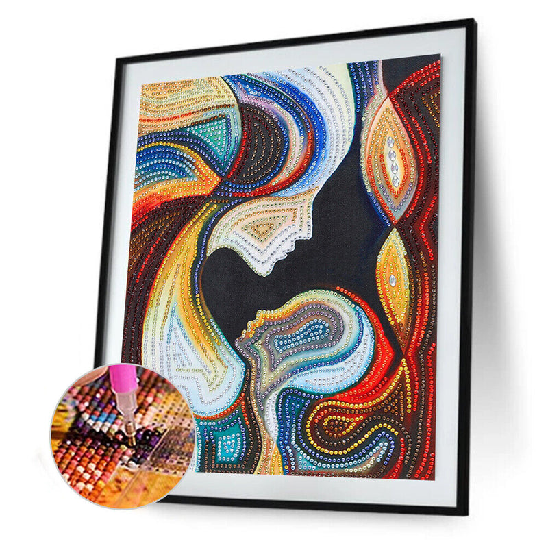 Partial Special Shape Drill Diamond Painting Mom Son Mosaic Rhinestone Draw