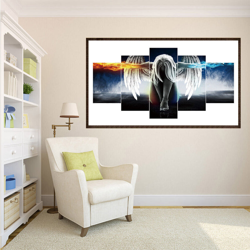 Angel Wings 5D DIY Full Drill Diamond Painting 5-pictures Combination Kits