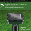 4x Solar Power Cat Dog Repellent Ultrasonic Fox Pest Scarer Deterrent Repeller