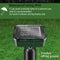 4x Solar Power Cat Dog Repellent Ultrasonic Fox Pest Scarer Deterrent Repeller
