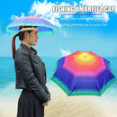 Fishing Umbrella Hat Foldable Outdoor Sun Shade Waterproof Cap (Multi) Newly