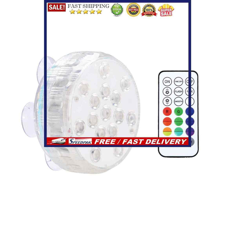 Submersible Waterproof LED Lights - Battery Operated for Events Patio Pools