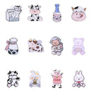 Friends Gifts Women Ladies Lapel Pins Anti Light Buckle Makeup Badges Brooch