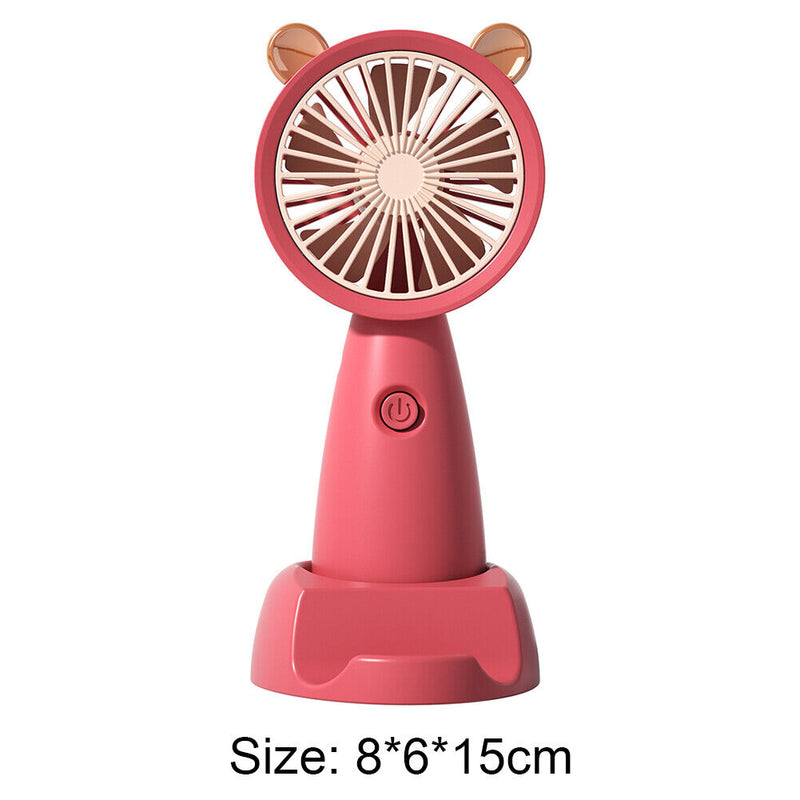 #A Mini Handheld Fan Portable Pocket Outdoor Travel Desktop Office USB Charging