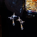 Fashion Trendy Jewelry Stud Earring Pendant Crystal Water Drop Tassel Earring